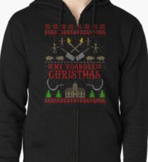 My Roanoke Christmas Zipped Hoodie
