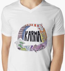 Karma Men's V-Neck T-Shirt