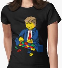 Trump Build A Wall Women's Fitted T-Shirt