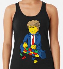 Camiseta con espalda nadadora Trump construye una pared