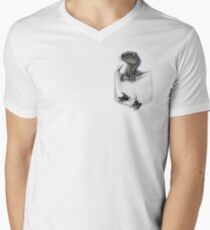 Pocket Protector - Blue Men's V-Neck T-Shirt