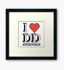 I love DD - Duchovniacs Framed Print