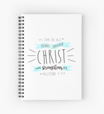 Cuaderno de espiral Cita cristiana