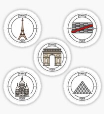 Packs Stickers Paris Sticker