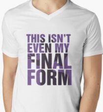 Camiseta para hombre de cuello en v Forma final (Frieza)