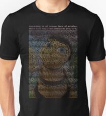 bee movie script ( you can read it) Unisex T-Shirt