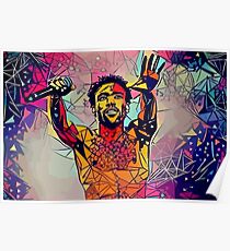 Abstraktes Gambino Poster