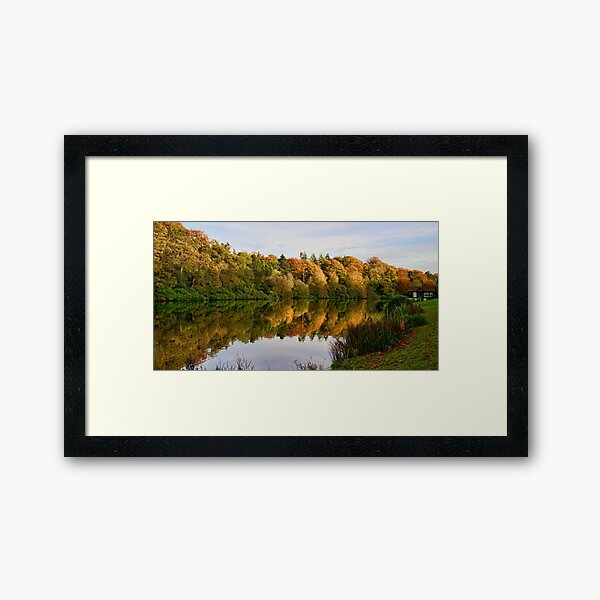 Dundas Loch & boathouse Framed Art Print
