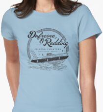 Dufresne & Redding Fishing Charters (aged look) Women's Fitted T-Shirt