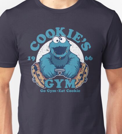 cookie monster gym shirt