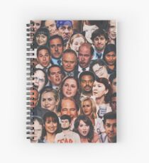 The Office Collage Spiral Notebook