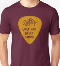 Lost Guitar Pick Mustard Unisex T-Shirt