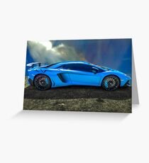 LAMBO Greeting Card