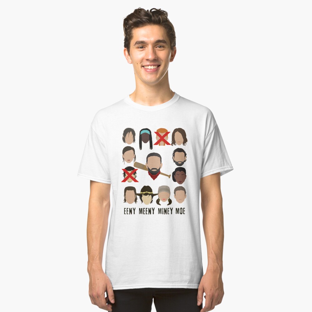Negan - Eeny Many Moe Classic T-Shirt Front