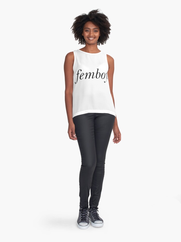 Download "Femboy (Classic)" Sleeveless Top by Rrobynne | Redbubble