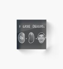 I Like Beans Acrylic Block