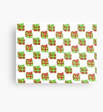 Tiled Christmas Presents Metal Print