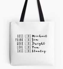 Live Like The Office Tote Bag