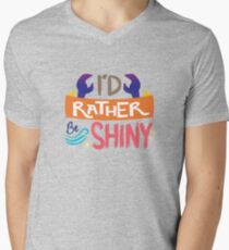 So glänzend T-Shirt mit V-Ausschnitt für Männer