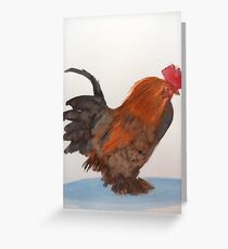 Cockerel Greeting Card