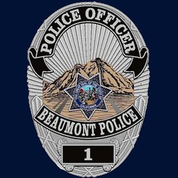 Beaumont California Police Badge