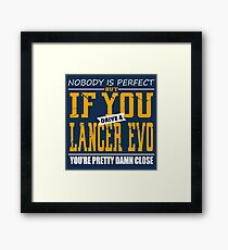 Mitsubishi Lancer Evo Framed Print