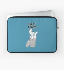 Furry Trash - White/Arctic Wolf Laptop Sleeve
