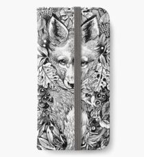 Fuchs verstecken iPhone Flip-Case/Hülle/Klebefolie