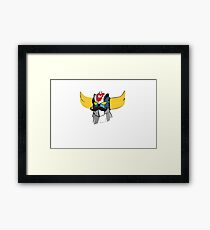 Anime Mustache Framed Print