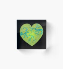Zombie Heart Acrylic Block