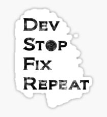 Dev Stop Sticker