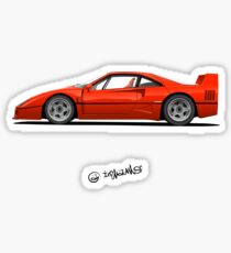 Dreamcar from the childhood Sticker