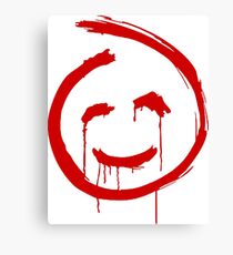 Smiling Red John Icon Canvas Print