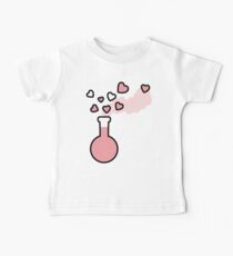 Pink Love Magic Potion in a Laboratory Flask Baby Tee