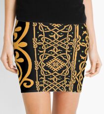pattern of the past Mini Skirt