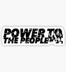 POWER TO THE PEOPLE Sticker