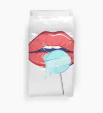 Lips - Lollipop Duvet Cover