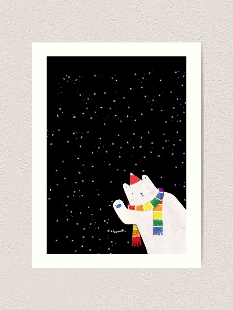 Alternate view of Christmas Polar Bear III Art Print