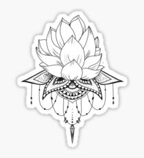 Blumentätowierung Sticker