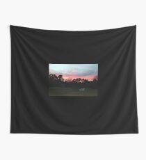 Colorful Sky Above The Trees Wall Tapestry