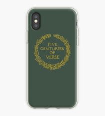 Vinilo o funda para iPhone Cinco siglos de verso (Ocre)