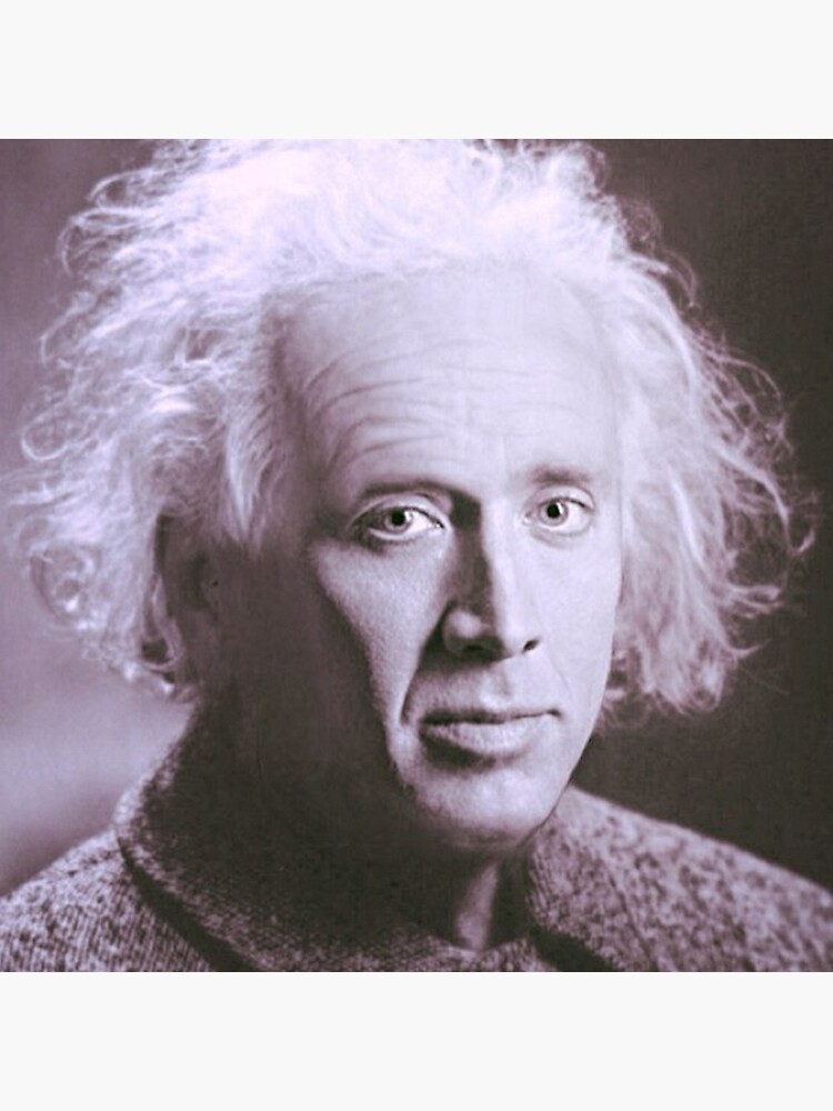 Nicolas Cage - Einstein by Balzac