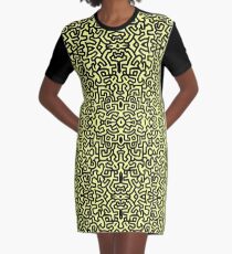 Neu - MUSTER T-Shirt Kleid