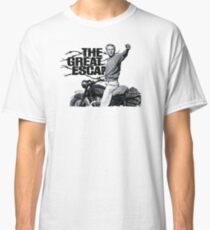 Steve McQueen The Great Escape TRIUMPH TR6 Motorcycle Classic T-Shirt