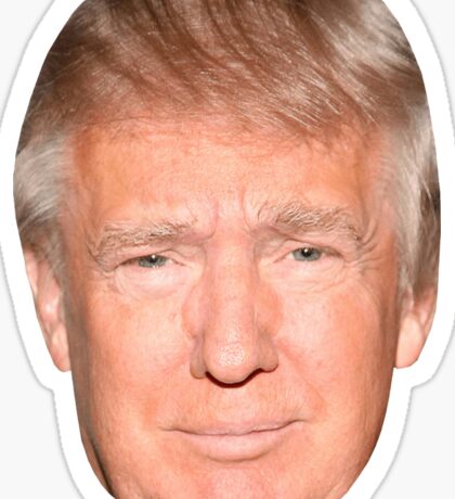 Donald Trump Face: Stickers | Redbubble