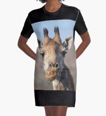 Giraffe Graphic T-Shirt Dress