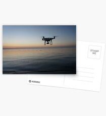 Drone sunset Postcards