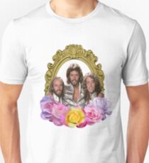 Bee Gees framed with flowers Unisex T-Shirt