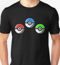 Pokemon - Starter Pokeballs Unisex T-Shirt
