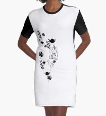 songbird tee Graphic T-Shirt Dress